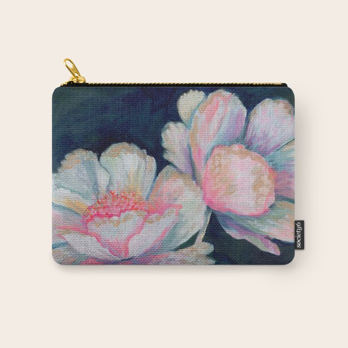 Flowers In The Dark Carry All Pouch Gallery Image 1