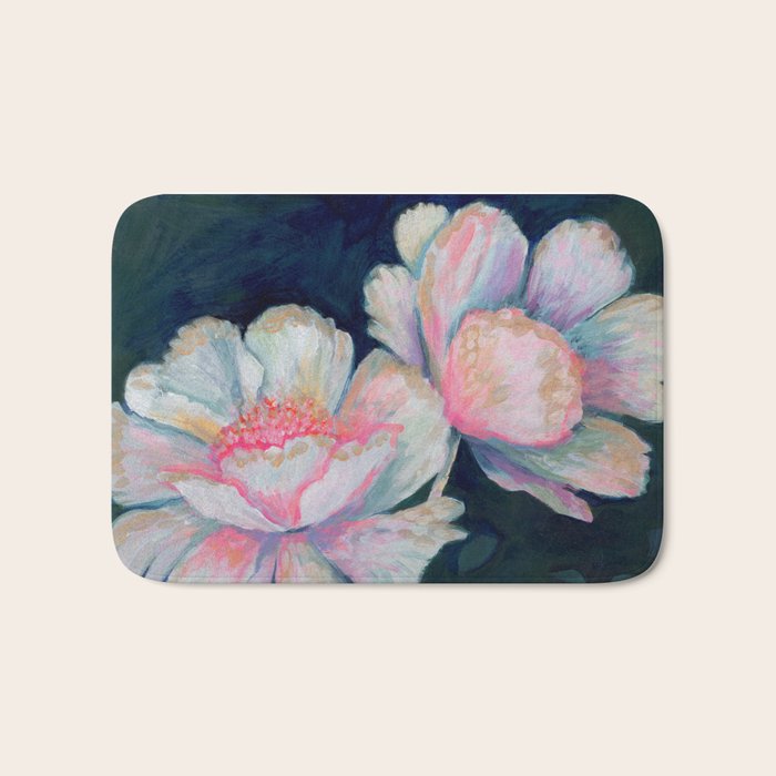 Flowers In The Dark Bath Mat Gallery Image 1