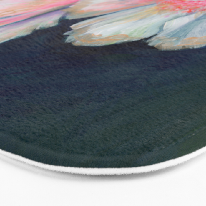 Flowers In The Dark Bath Mat Gallery Image 3