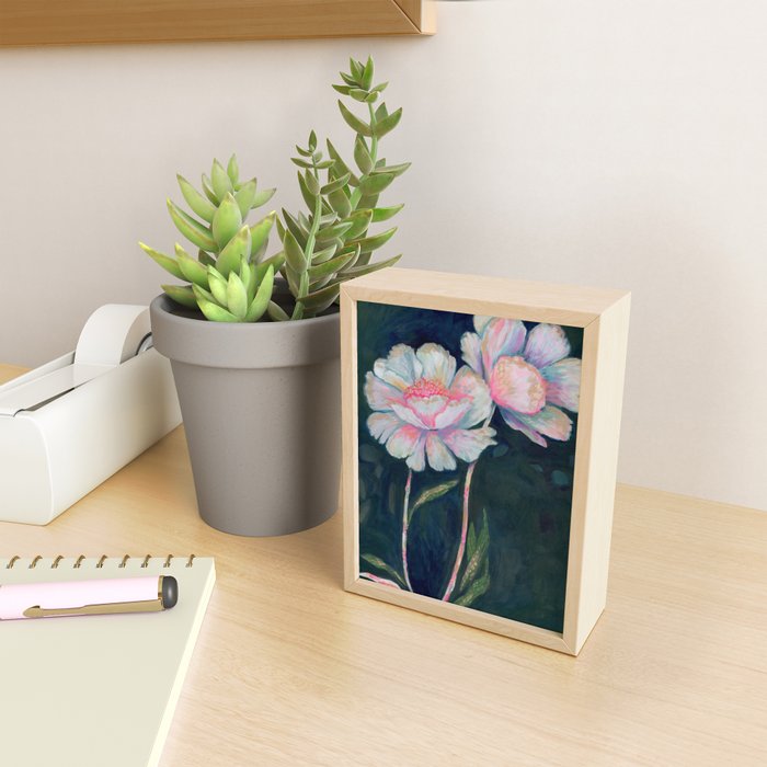 Flowers In The Dark Mini Art Print Gallery Image 2
