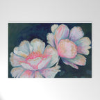 Flowers In The Dark Welcome Mat Gallery Image 1