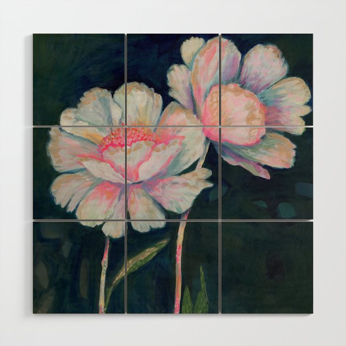 Flowers In The Dark Wood Wall Art Gallery Image 1