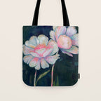 Flowers In The Dark Tote Bag Gallery Image 1