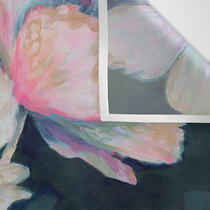 Flowers In The Dark Wall Tapestry Gallery Image 3