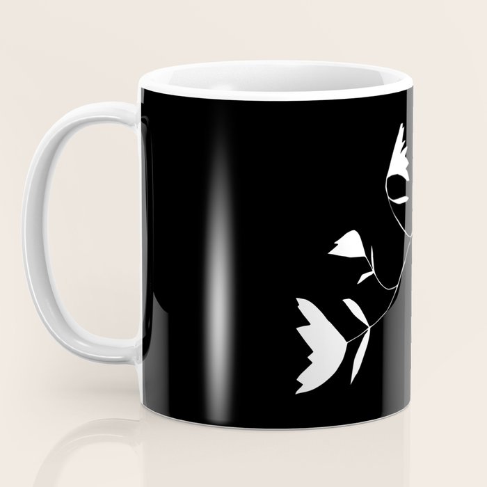 Fading Spring In Black  Coffee Mug Gallery Image 3