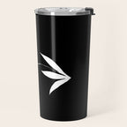 Fading Spring In Black  Travel Mug Gallery Image 2