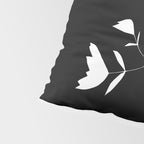 Fading Spring In Black  Pillow Sham Gallery Image 4