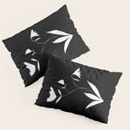 Fading Spring In Black  Pillow Sham Gallery Image 3
