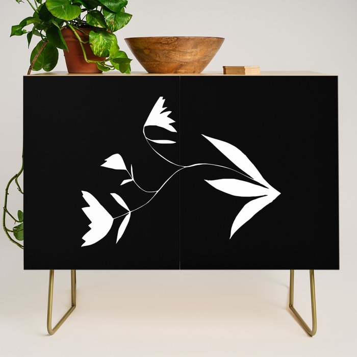 Fading Spring In Black  Credenza Gallery Image 1