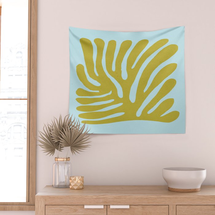 Earls Green & Onahau: Matisse Paper Cutouts 11 Wall Tapestry Gallery Image 2