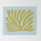 Earls Green & Onahau: Matisse Paper Cutouts 11 Throw Blanket Gallery Image 2