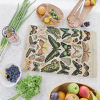 Papillon II Vintage French Butterfly Chart by Adolphe Millot Cutting Board Gallery Image 2