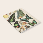 Papillon II Vintage French Butterfly Chart by Adolphe Millot Notebook Gallery Image 2