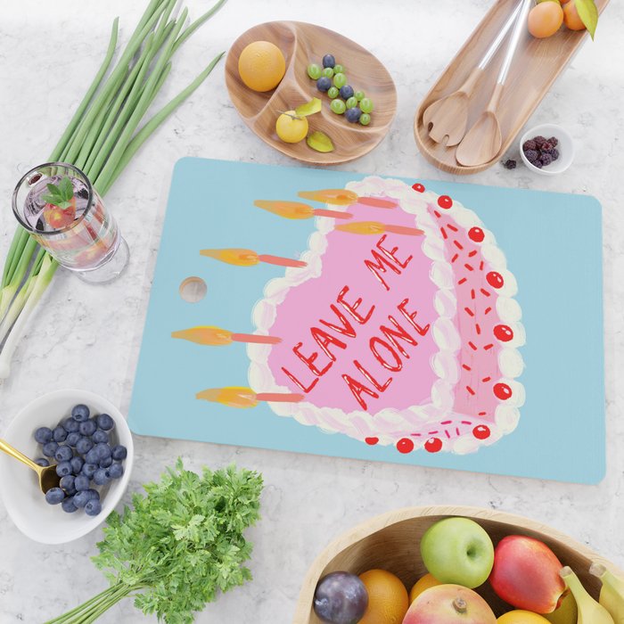 Leave Me Alone Cutting Board Gallery Image 2