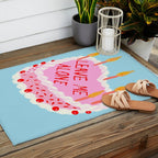 Leave Me Alone Outdoor Rug Gallery Image 2