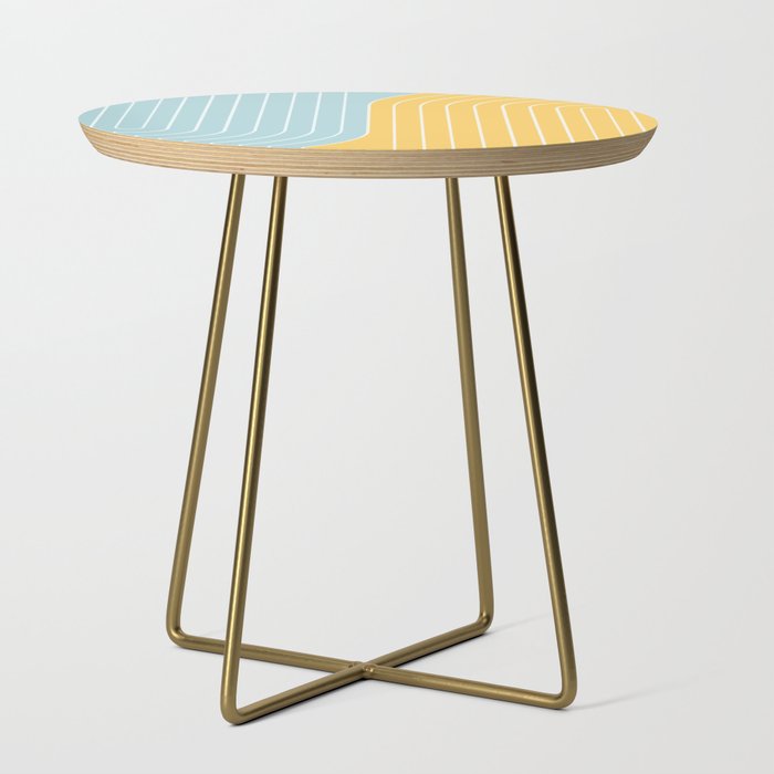 Two Tone Line Curvature II Side Table Gallery Image 1