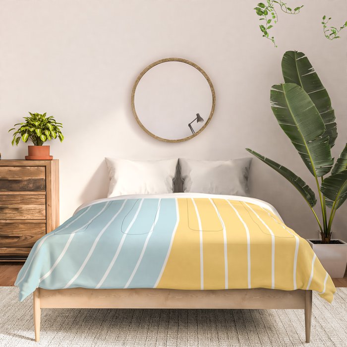 Two Tone Line Curvature II Comforter Gallery Image 3