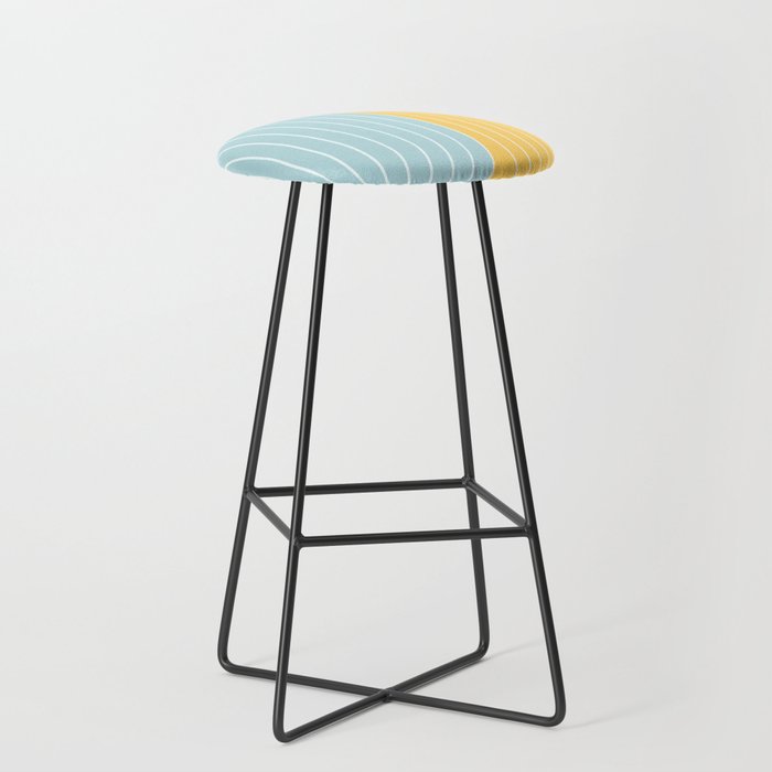 Two Tone Line Curvature II Stool Gallery Image 1