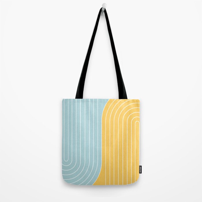 Two Tone Line Curvature II Tote Bag Gallery Image 2