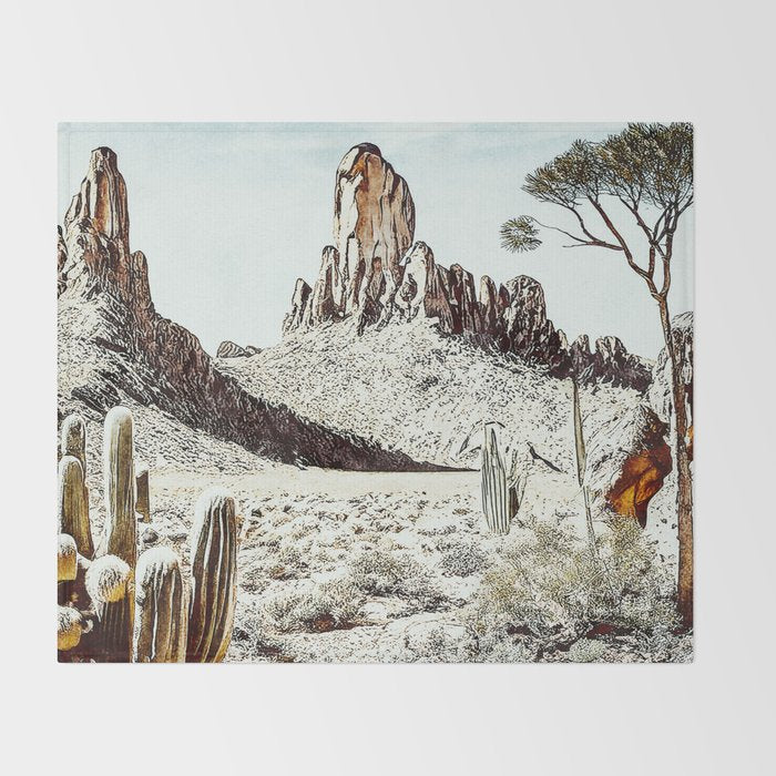 Morning in Yuni Throw Blanket Gallery Image 2