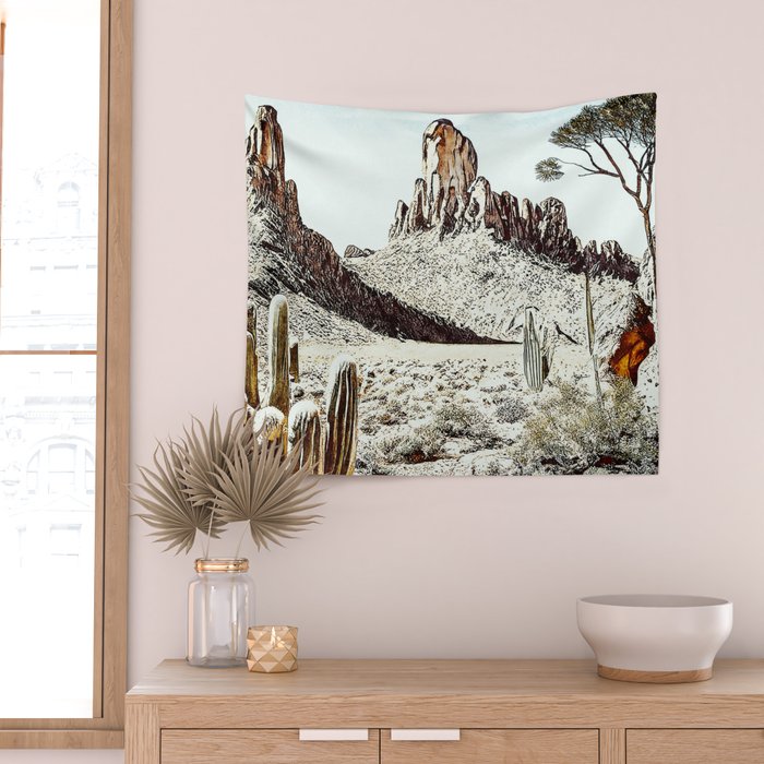 Morning in Yuni Wall Tapestry Gallery Image 2