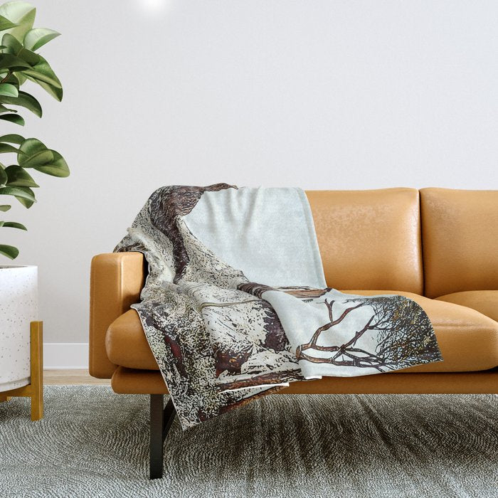 Morning in Yuni Throw Blanket Gallery Image 1
