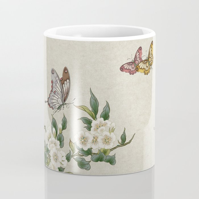 Pear flowers and butterflies type A - Minhwa : Koreafolkpainting Coffee Mug Gallery Image 4