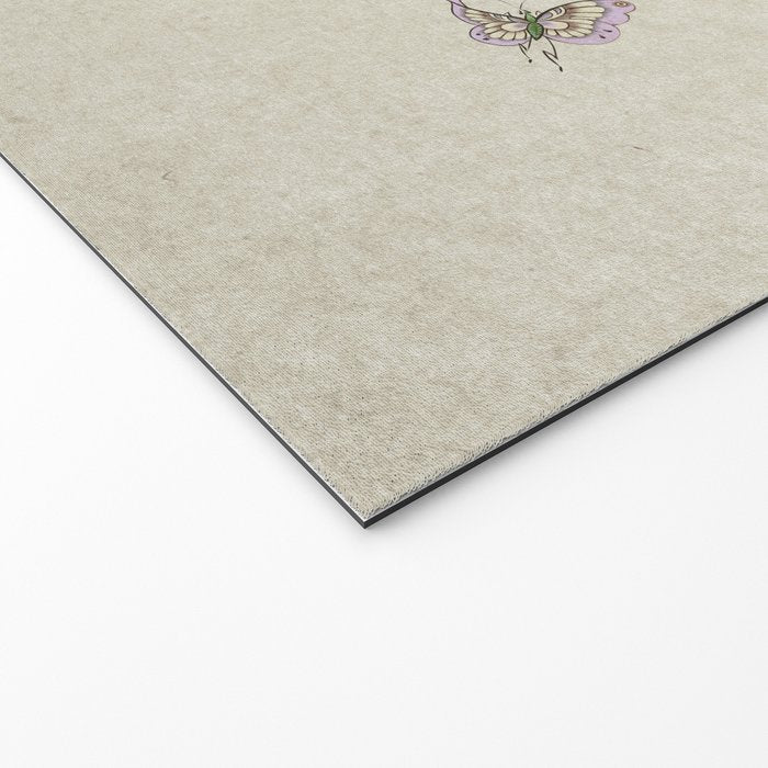 Pear flowers and butterflies type A - Minhwa : Koreafolkpainting Welcome Mat Gallery Image 2