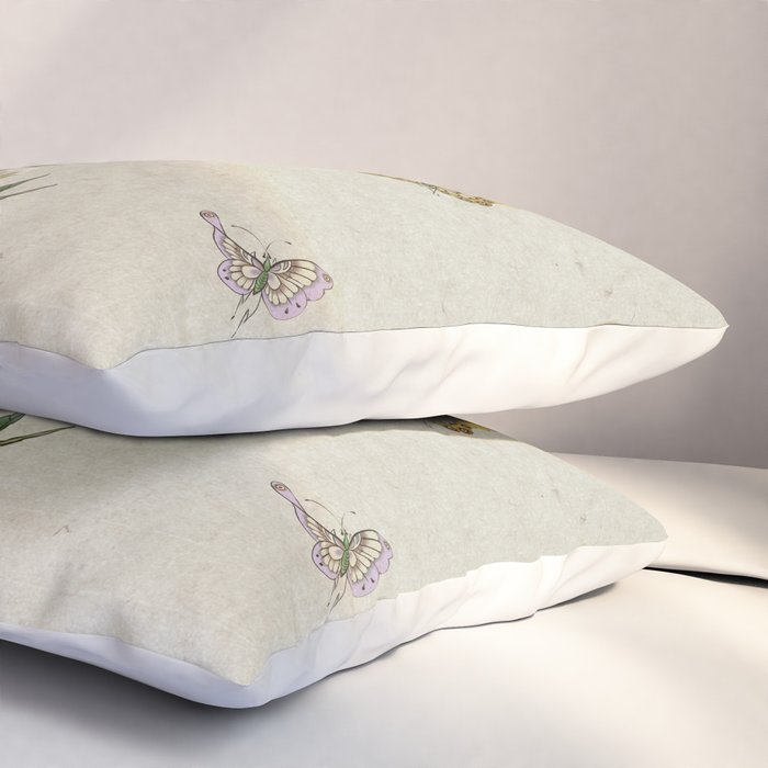 Pear flowers and butterflies type A - Minhwa : Koreafolkpainting Pillow Sham Gallery Image 3