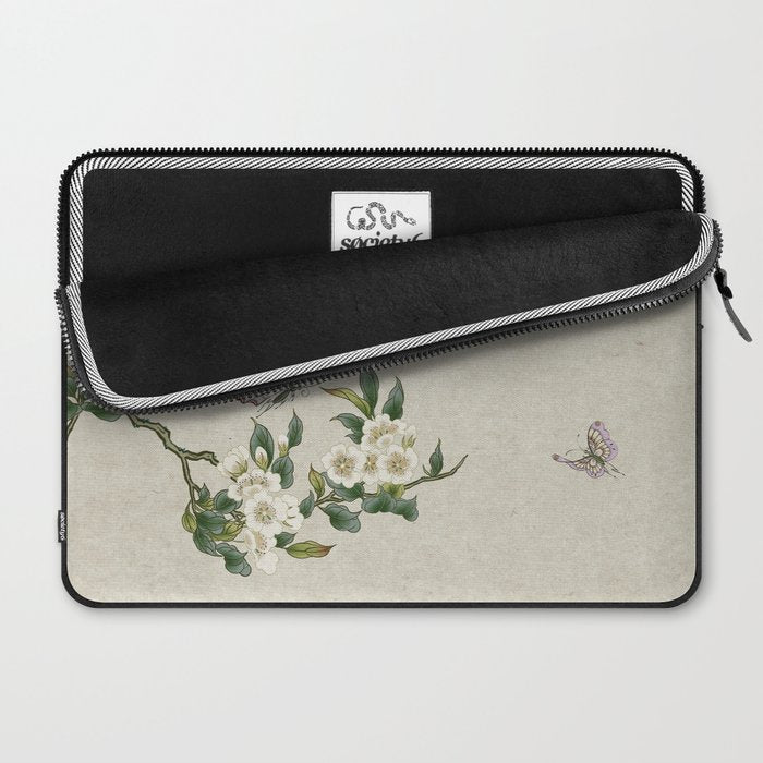 Pear flowers and butterflies type A - Minhwa : Koreafolkpainting Laptop Sleeve Gallery Image 2