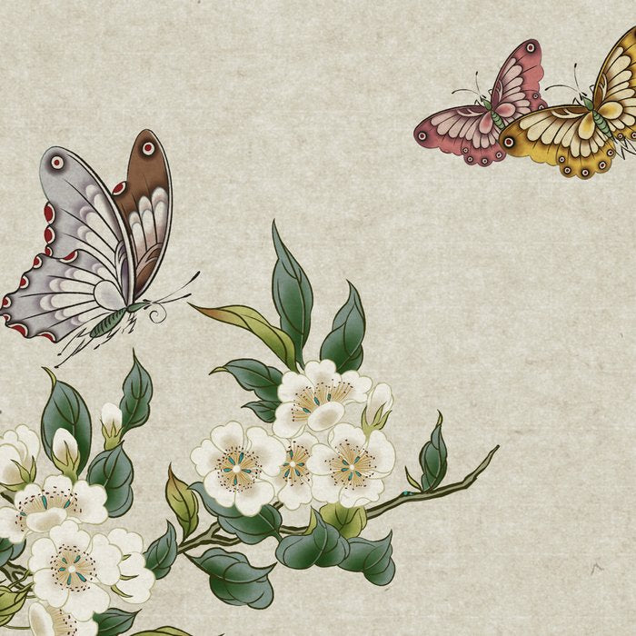 Pear flowers and butterflies type A - Minhwa : Koreafolkpainting Coffee Mug Gallery Image 2