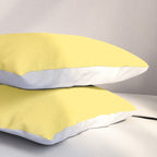 Modern royal blue sunshine yellow trendy color block Pillow Sham Gallery Image 3