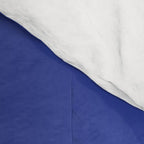 Modern royal blue sunshine yellow trendy color block Comforter Gallery Image 4