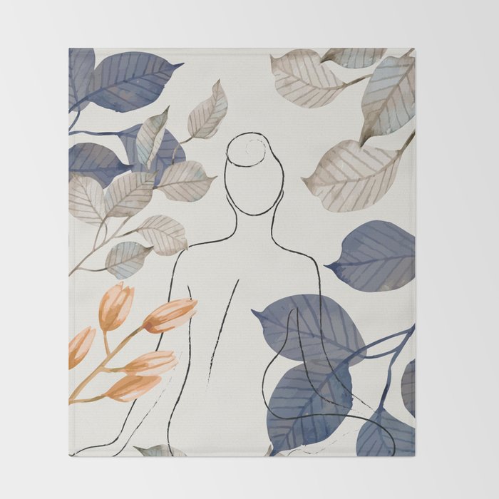Peace in the Shade 02 Throw Blanket Gallery Image 2