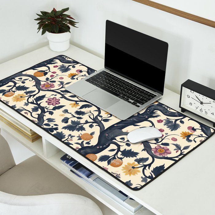 Romantic Botanica Autumn Whimsy Desk Mat Gallery Image 2