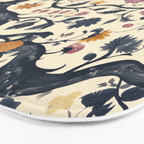 Romantic Botanica Autumn Whimsy Bath Mat Gallery Image 3