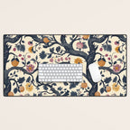 Romantic Botanica Autumn Whimsy Desk Mat Gallery Image 1