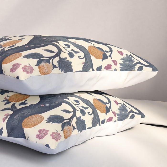 Romantic Botanica Autumn Whimsy Pillow Sham Gallery Image 3