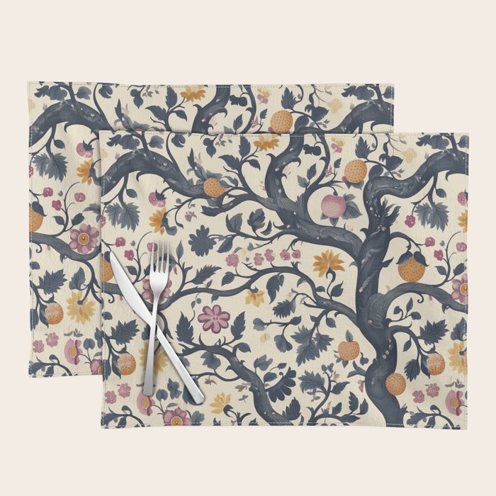 Romantic Botanica Autumn Whimsy Placemat Gallery Image 1