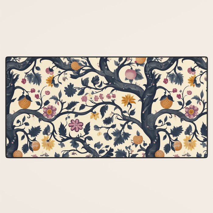 Romantic Botanica Autumn Whimsy Desk Mat Gallery Image 3