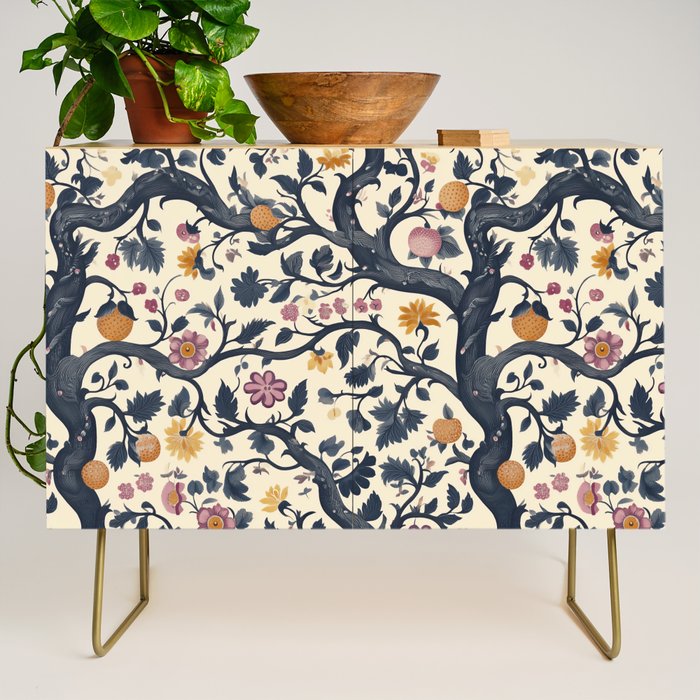 Romantic Botanica Autumn Whimsy Credenza Gallery Image 1