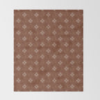 mudcloth crosses - brandywine Throw Blanket Gallery Image 2