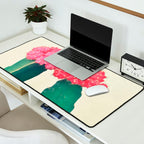 Plaid Cacti Desk Mat Gallery Image 2