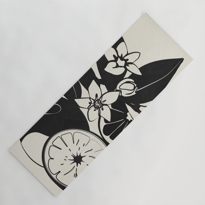 Line Art Oranges 1 Yoga Mat Gallery Image 1