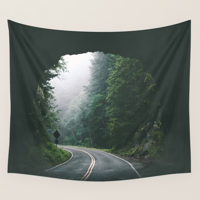 Through The Tunnel Wall Tapestry Gallery Image 4