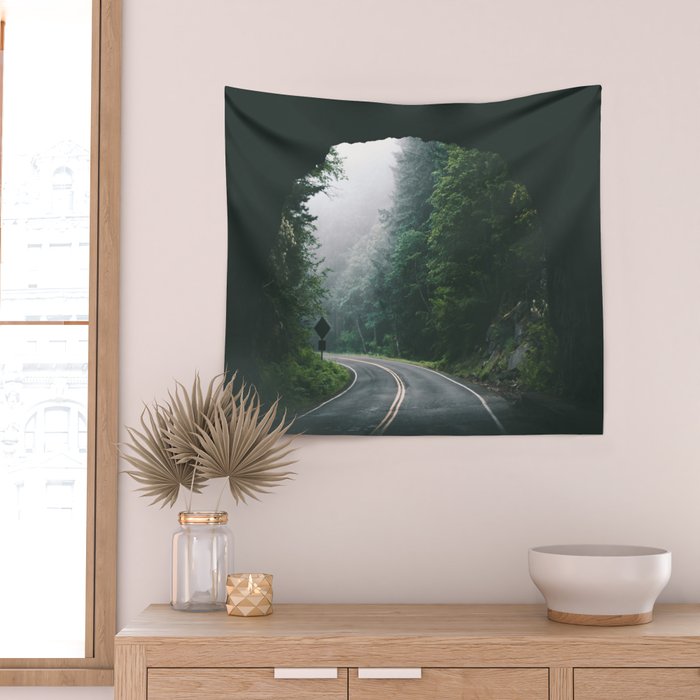 Through The Tunnel Wall Tapestry Gallery Image 2