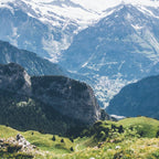 Swiss Alps Summer Landscape - Nature Photography - Jungfrau Mountain Peak Coffee Mug Gallery Image 2