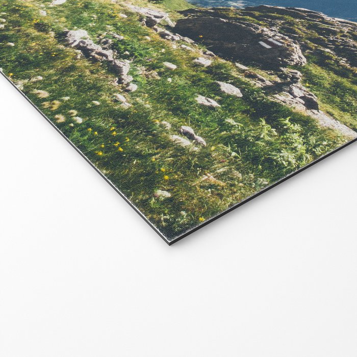 Swiss Alps Summer Landscape - Nature Photography - Jungfrau Mountain Peak Welcome Mat Gallery Image 2