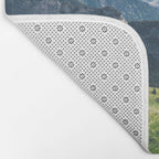 Swiss Alps Summer Landscape - Nature Photography - Jungfrau Mountain Peak Bath Mat Gallery Image 2