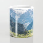 Swiss Alps Summer Landscape - Nature Photography - Jungfrau Mountain Peak Coffee Mug Gallery Image 4